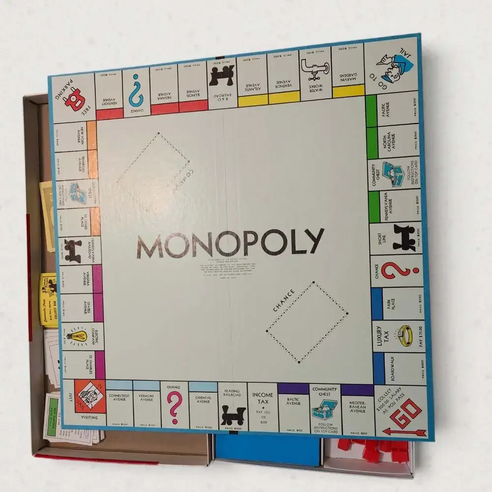 Parker Brothers Monopoly Vintage 1974 Real Estate Trading Board Game Classic USA